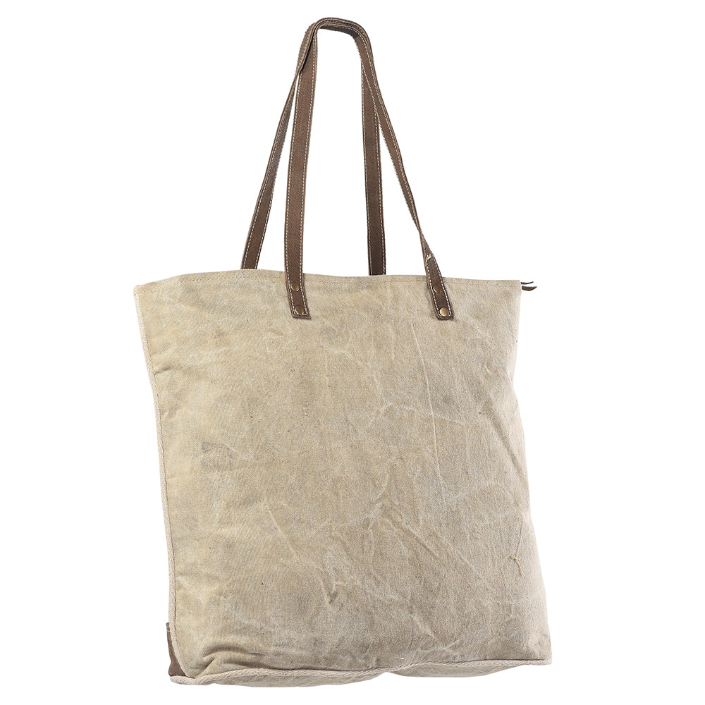 LC-KB317 Tote Upcycled Canvas Ladies Bag