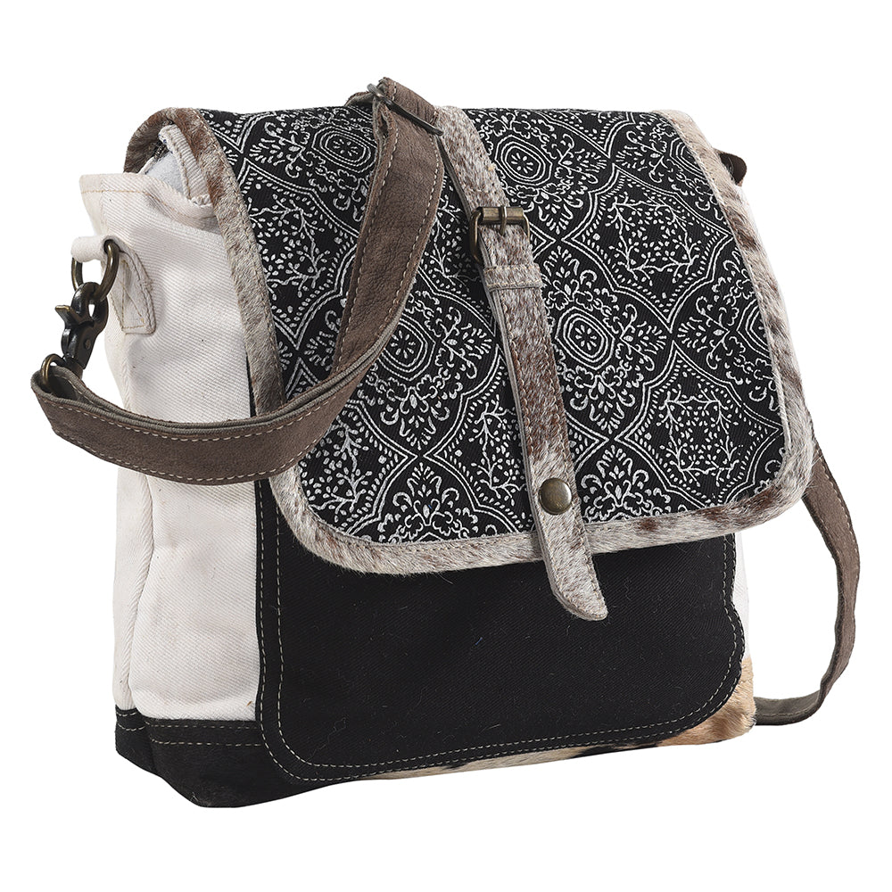 LC-KB323 Messenger Upcycled Canvas Ladies Bag
