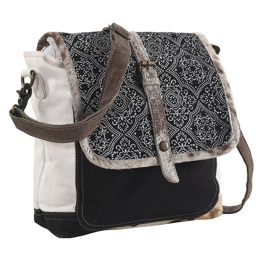 LC-KB323 Messenger Upcycled Canvas Ladies Bag