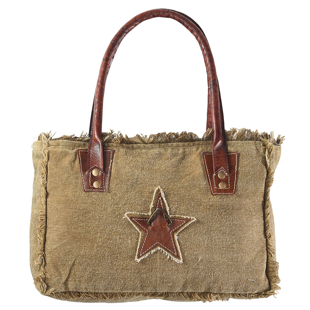 LC-KB332 Weekender Upcycled Canvas Ladies Bag