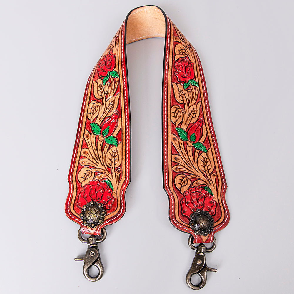 LC-ADSTF170 Hand Tooled Genuine Leather Handle Strap