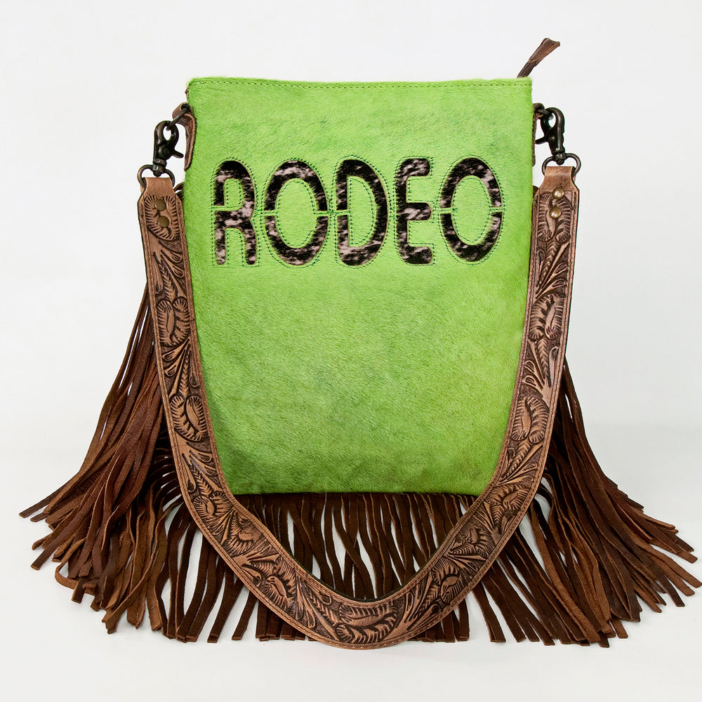 ADBGS192 Large Crossbody Genuine Western Leather Women Bag Sage