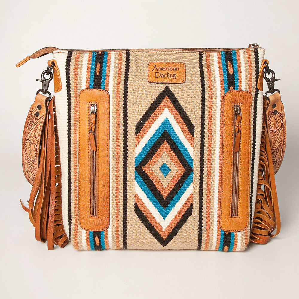LC-ADBGZ640 Crossbody Genuine Western Leather Women Bag