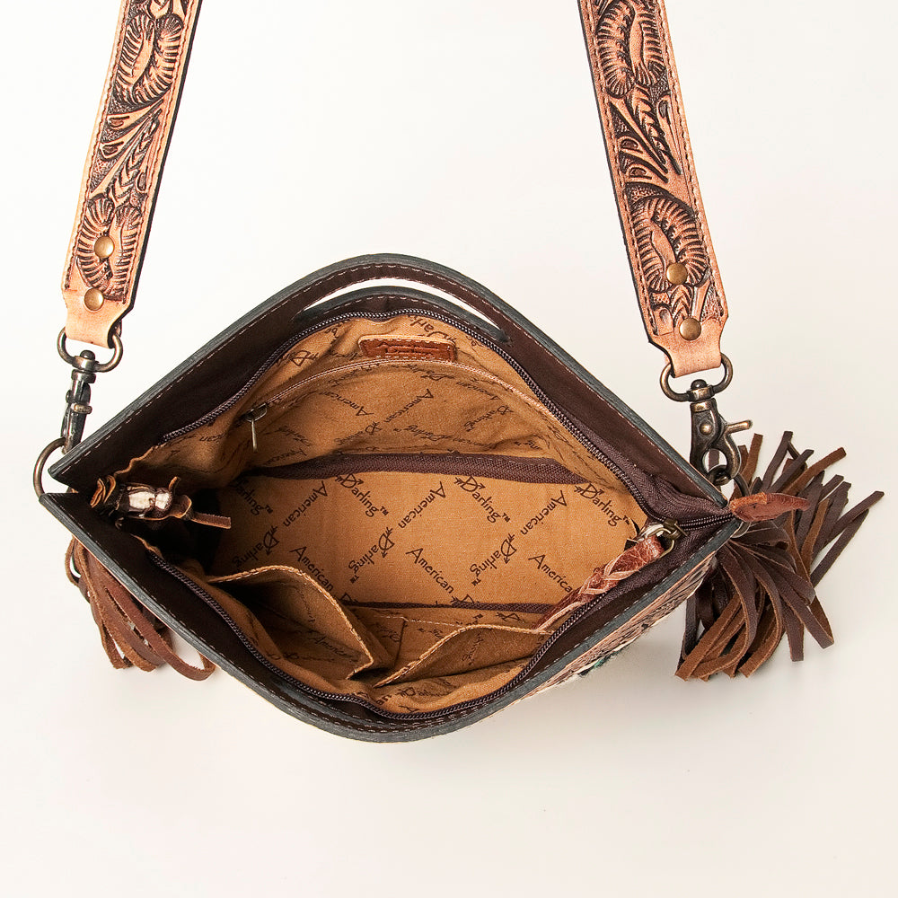 LC-ADBGS146 Crossbody Genuine Western Leather Women Bag Daisy