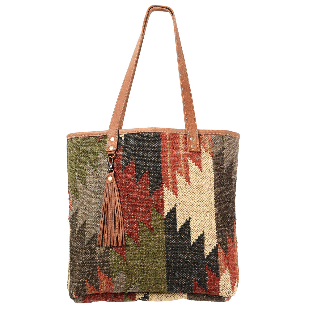 LC-KB345 Tote Upcycled Canvas Ladies Bag
