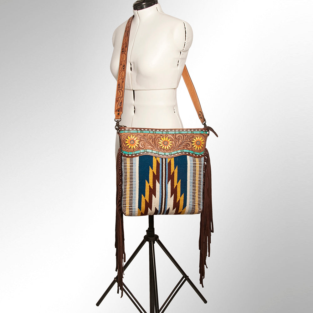 LC-ADBGZ642B Crossbody Genuine Western Leather Women Bag