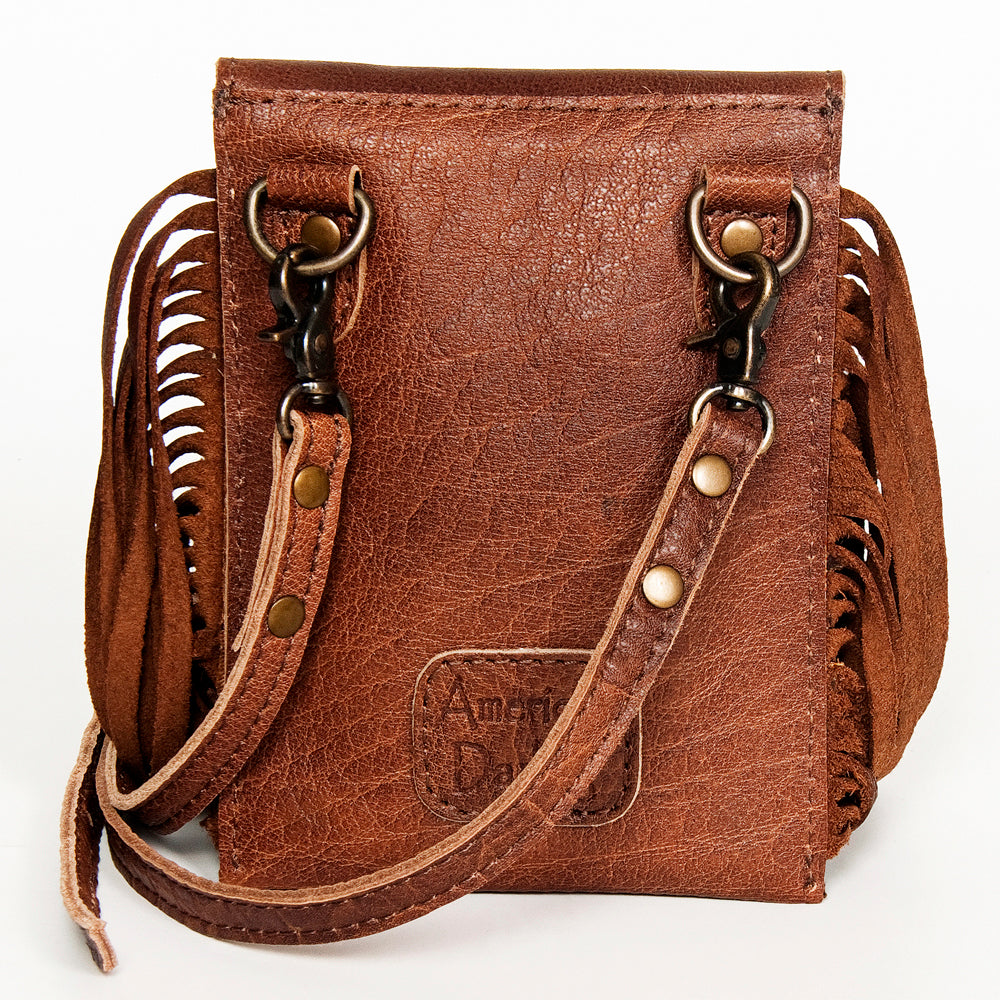 ADBG943 Cellphone Holder Genuine Western Leather Bag Sage