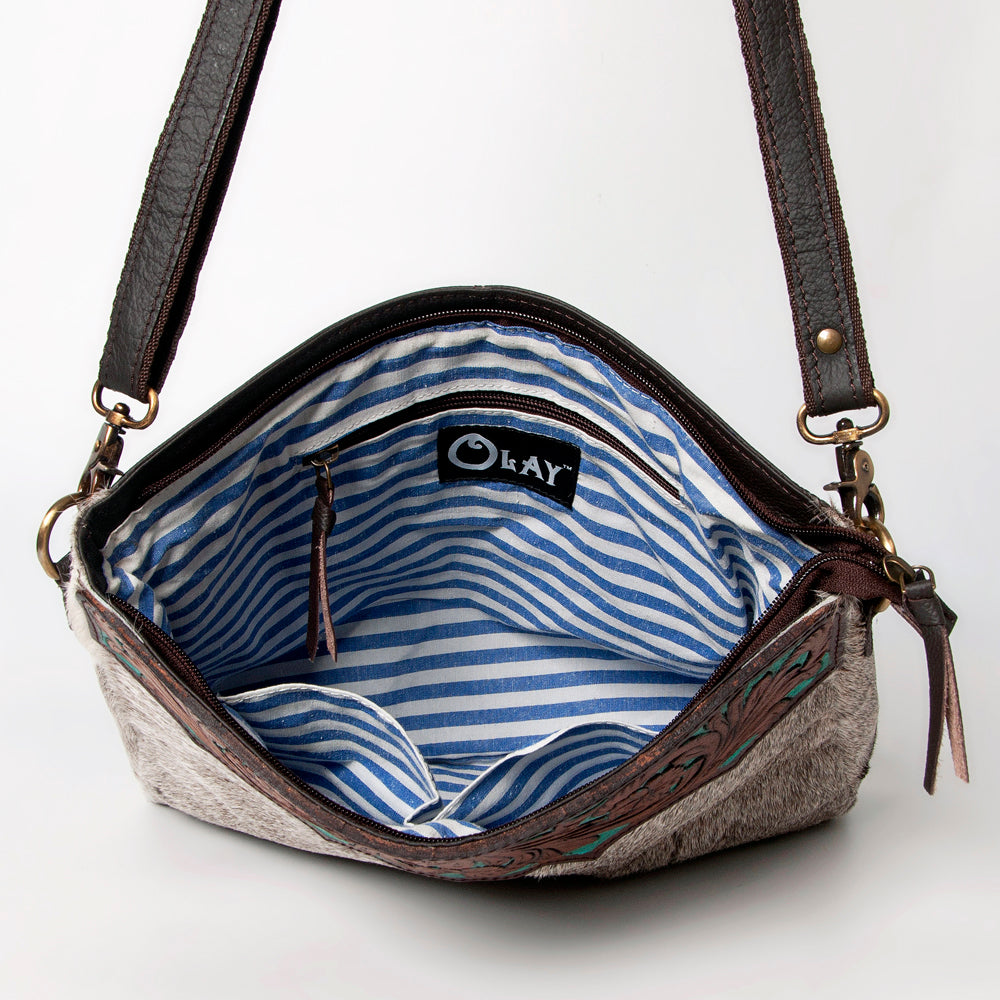 KBA112 Crossbody Genuine Leather women bag western Bag