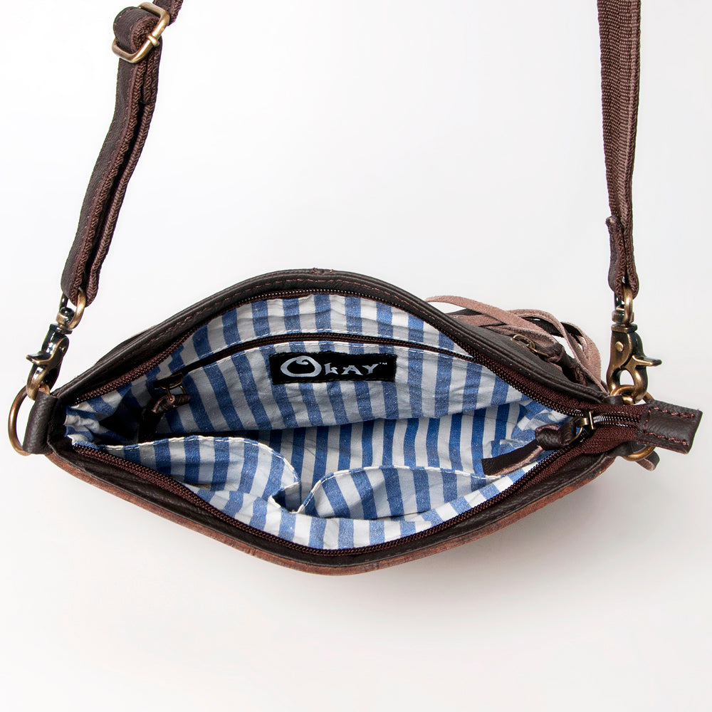 LC-KBA117 Crossbody Genuine Leather women bag western Bag