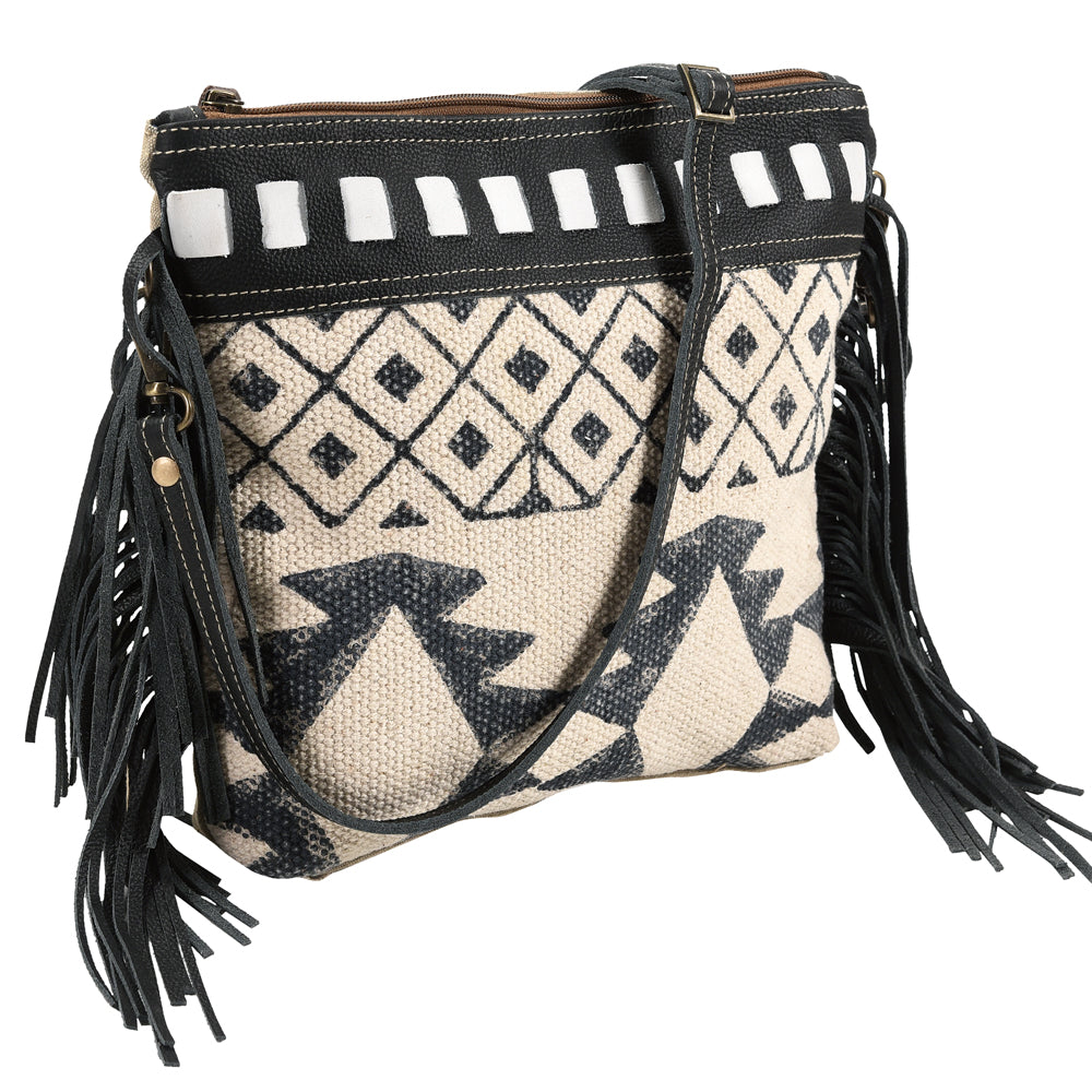 LC-KB352 Crossbody Upcycled Canvas Ladies Bag