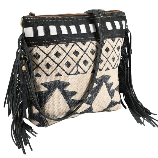 LC-KB352 Crossbody Upcycled Canvas Ladies Bag