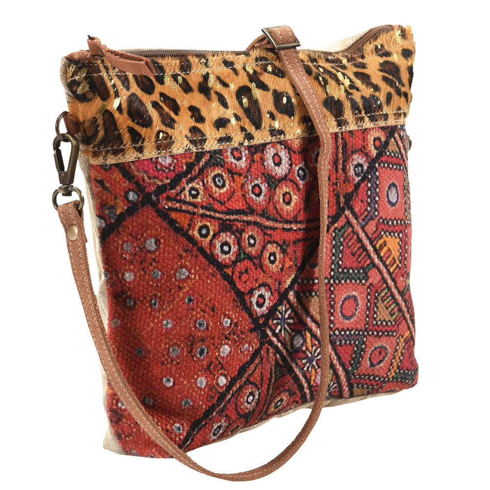 LC-KB353 Crossbody Upcycled Canvas Ladies Bag