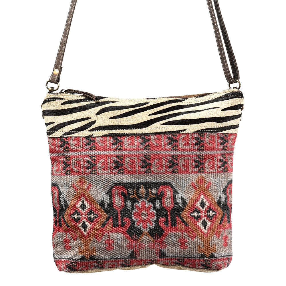 LC-KB354 Crossbody Upcycled Canvas Ladies Bag