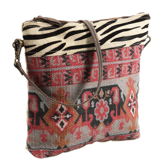 LC-KB354 Crossbody Upcycled Canvas Ladies Bag