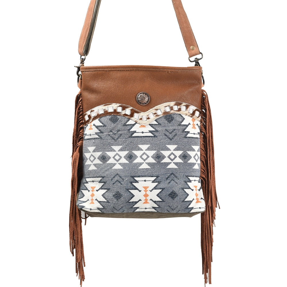 LC-KB359 Large Crossbody Upcycled Canvas Ladies Bag