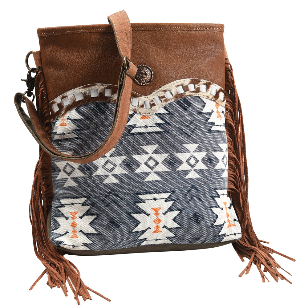 LC-KB359 Large Crossbody Upcycled Canvas Ladies Bag