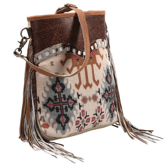 LC-KB360 Large Crossbody Upcycled Canvas Ladies Bag