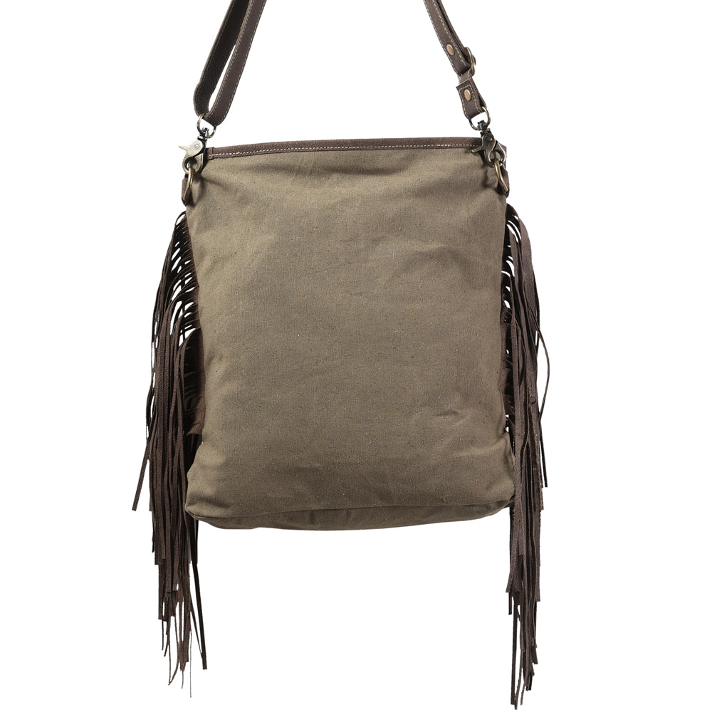 LC-KB362 Large Crossbody Upcycled Canvas Ladies Bag