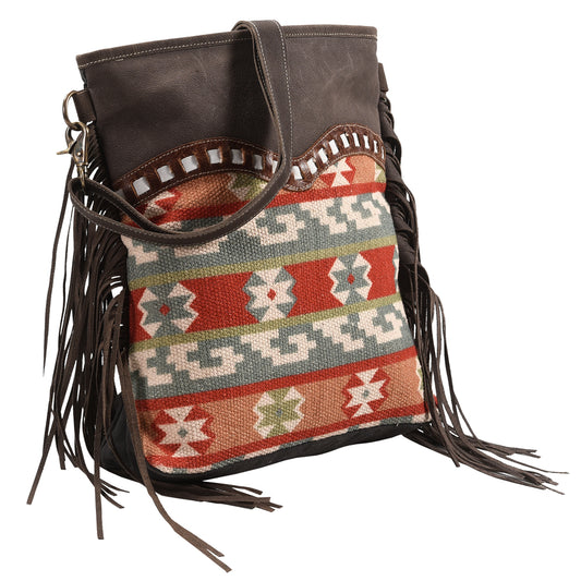 LC-KB363 Large Crossbody Upcycled Canvas Ladies Bag