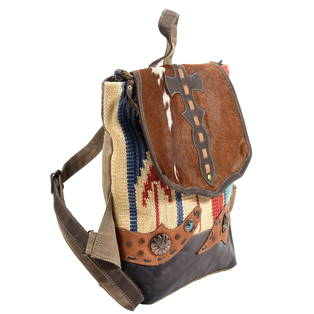 LC-KB364 Backpack Upcycled Canvas Ladies Bag