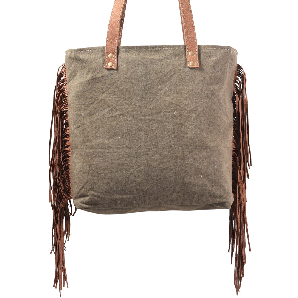 LC-KB366 Tote Upcycled Canvas Ladies Bag
