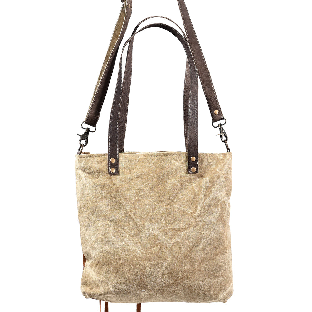 LC-KB368 Tote Upcycled Canvas Ladies Bag
