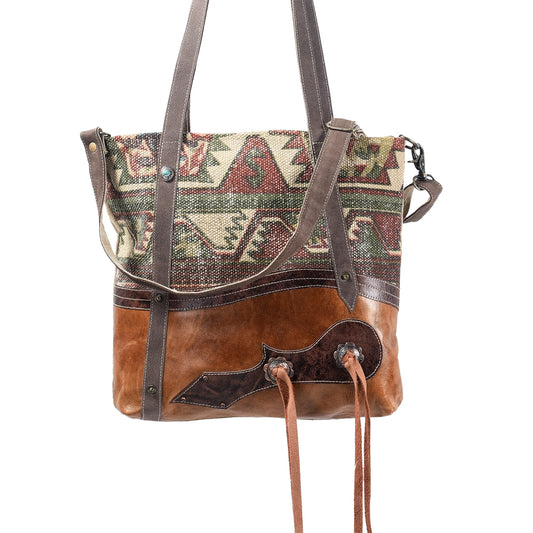 LC-KB368 Tote Upcycled Canvas Ladies Bag