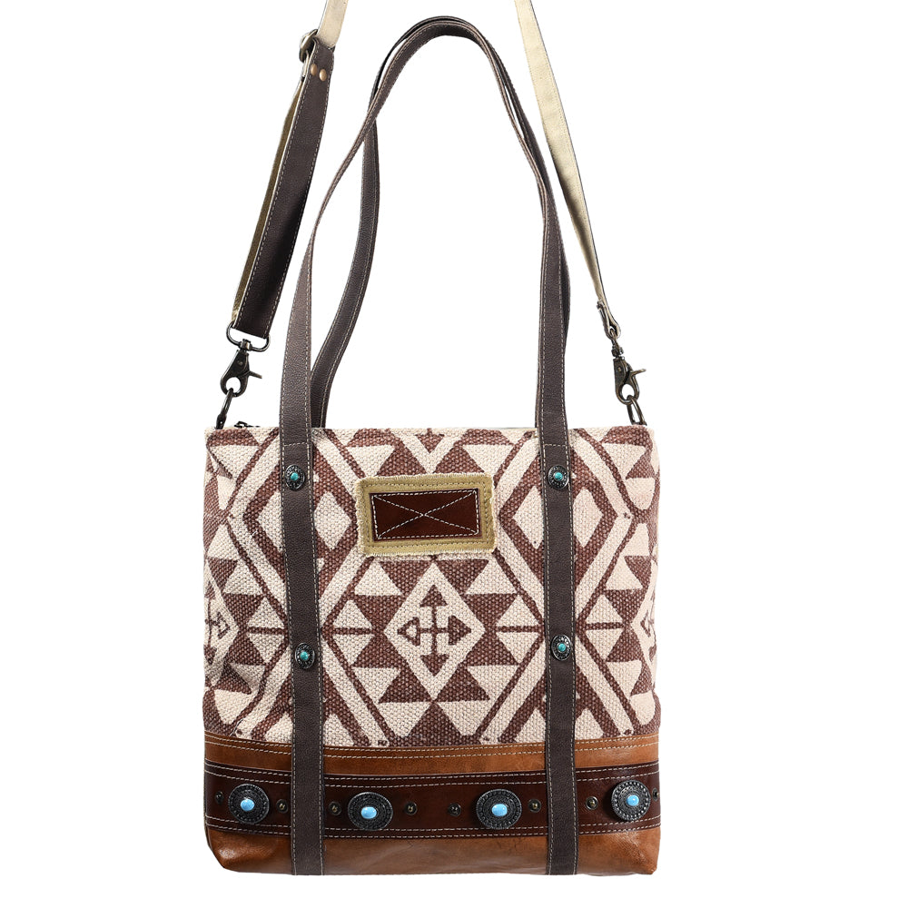 LC-KB369  Tote Upcycled Canvas Ladies Bag