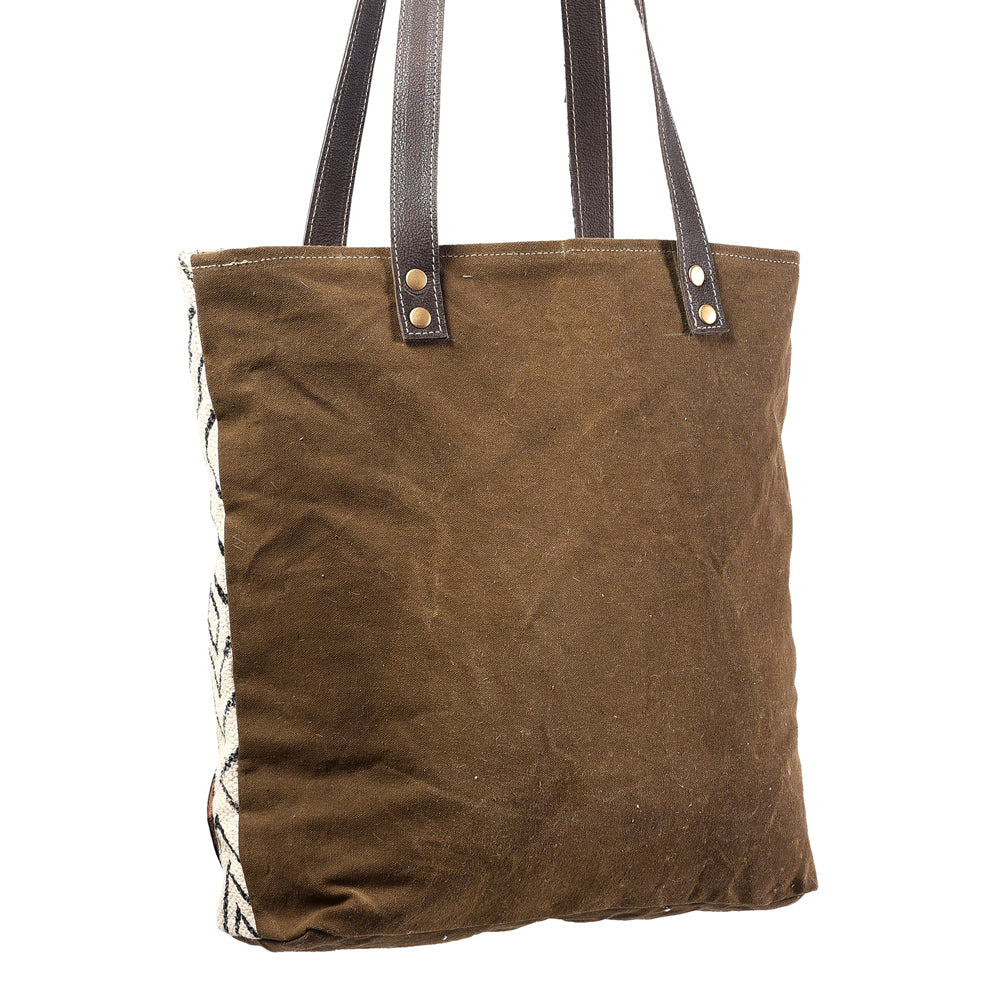 LC-KB370 Tote Upcycled Canvas Ladies Bag