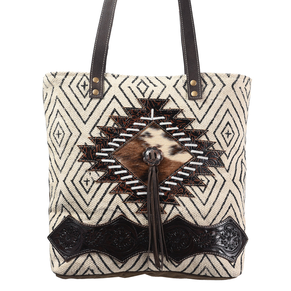 LC-KB370 Tote Upcycled Canvas Ladies Bag