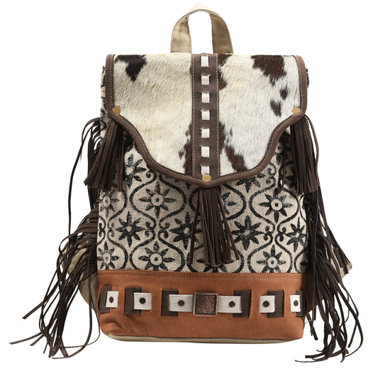 LC-KB378 Backpack Upcycled Canvas Ladies Bag