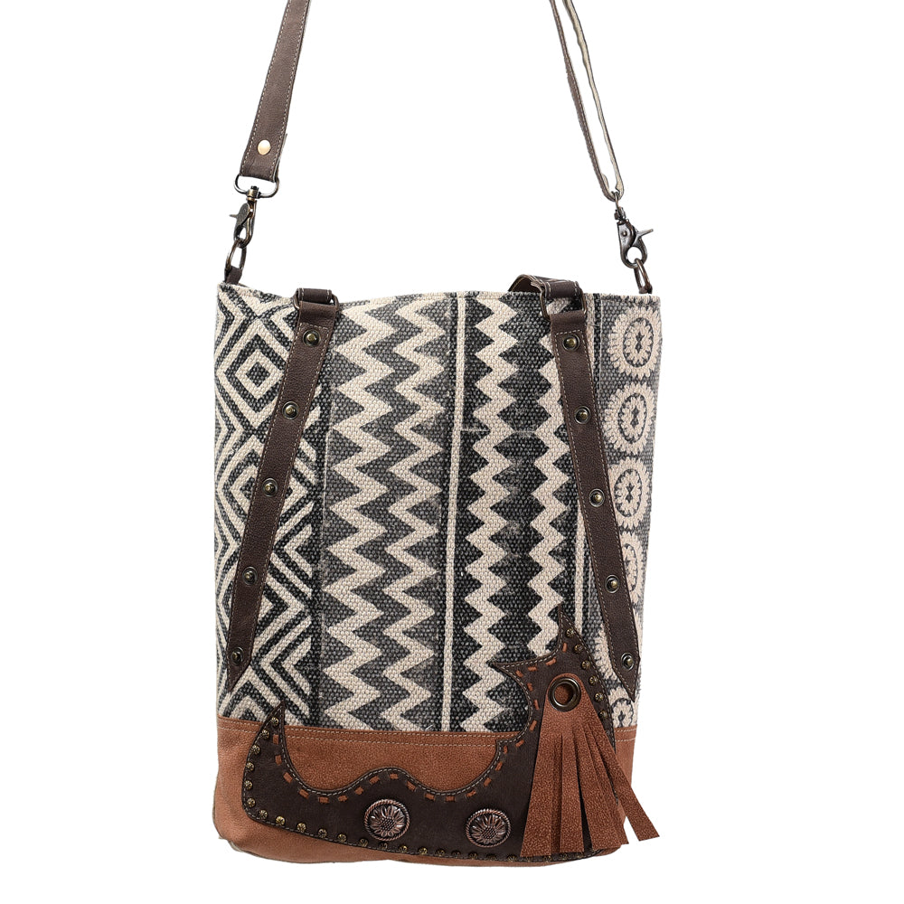 LC-KB380 Tote Upcycled Canvas Ladies Bag