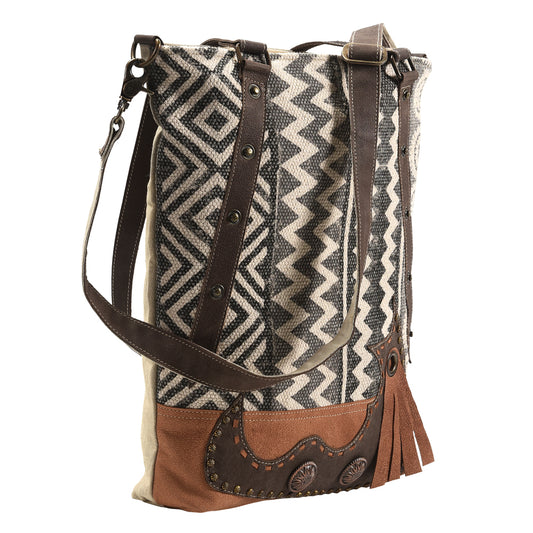 LC-KB380 Tote Upcycled Canvas Ladies Bag