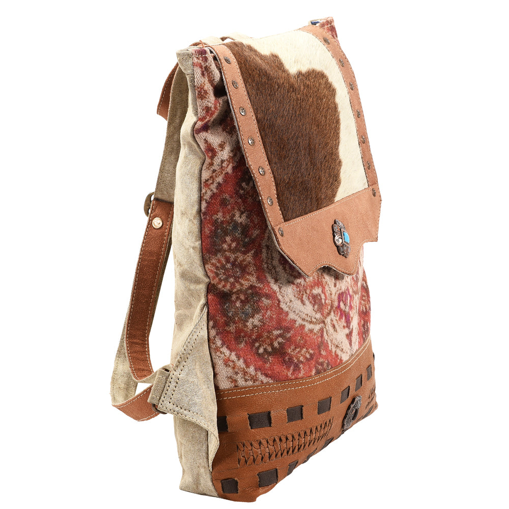 LC-KB384  Backpack Upcycled Canvas Ladies Bag
