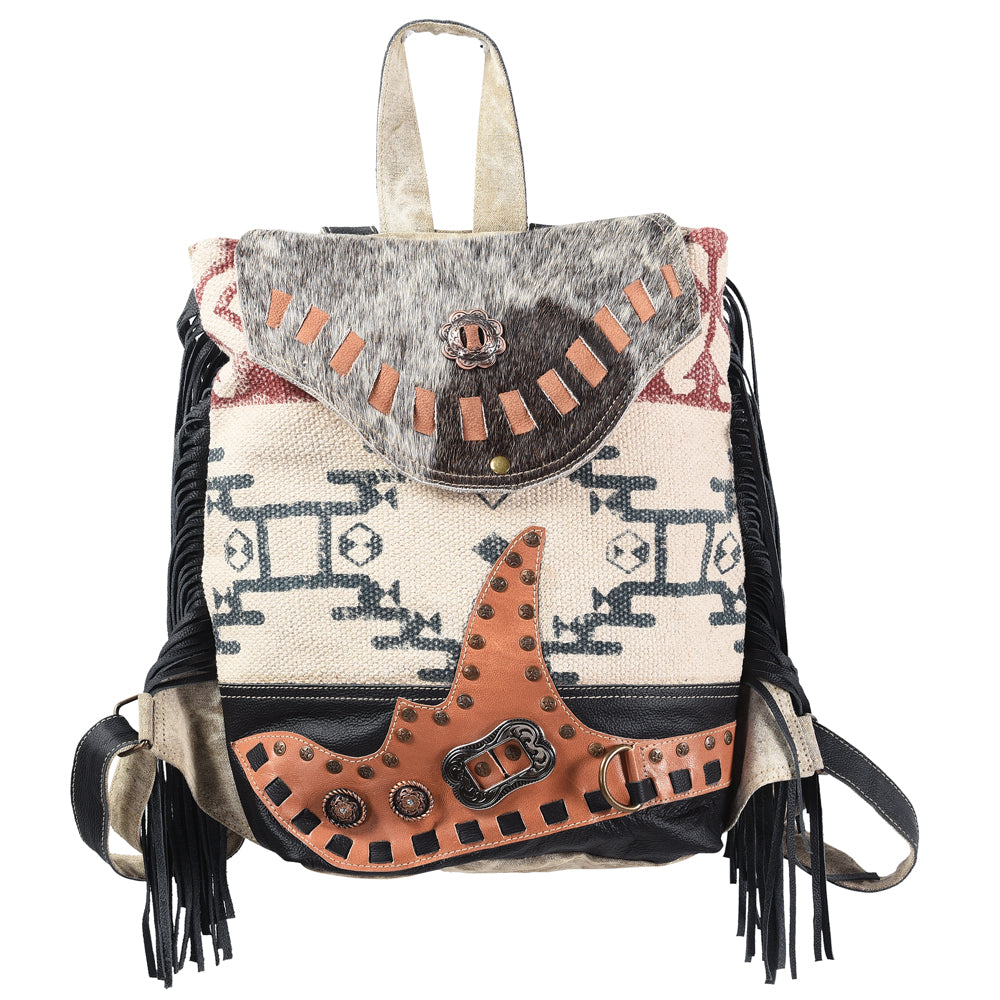 LC-KB388 Backpack Upcycled Canvas Ladies Bag