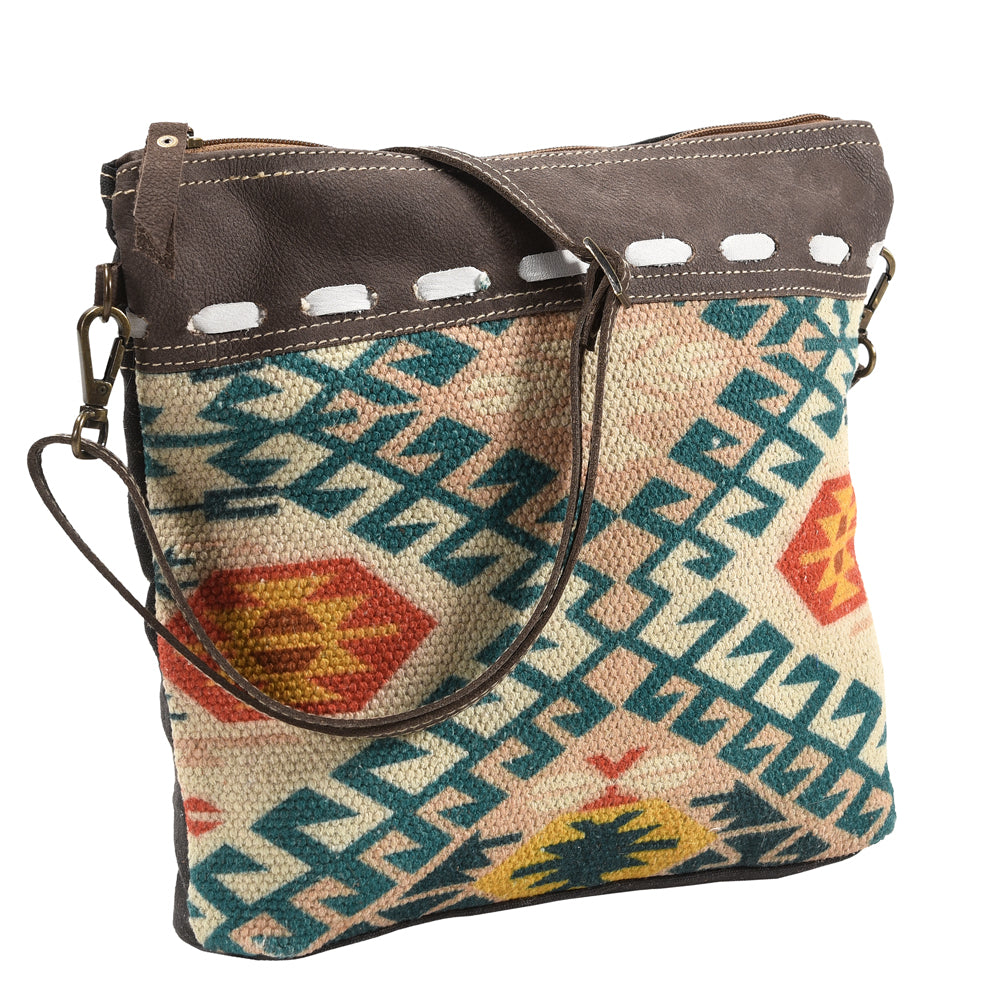 LC-KB395 Crossbody Upcycled Canvas Ladies Bag