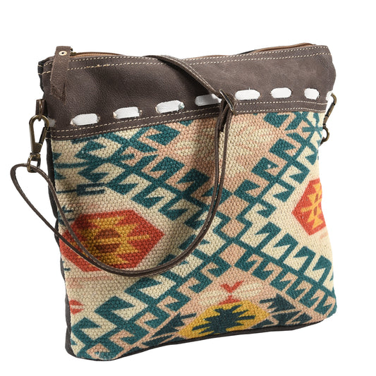 LC-KB395 Crossbody Upcycled Canvas Ladies Bag