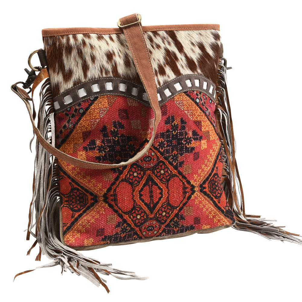 LC-KB401 Large Crossbody Upcycled Canvas Ladies Bag