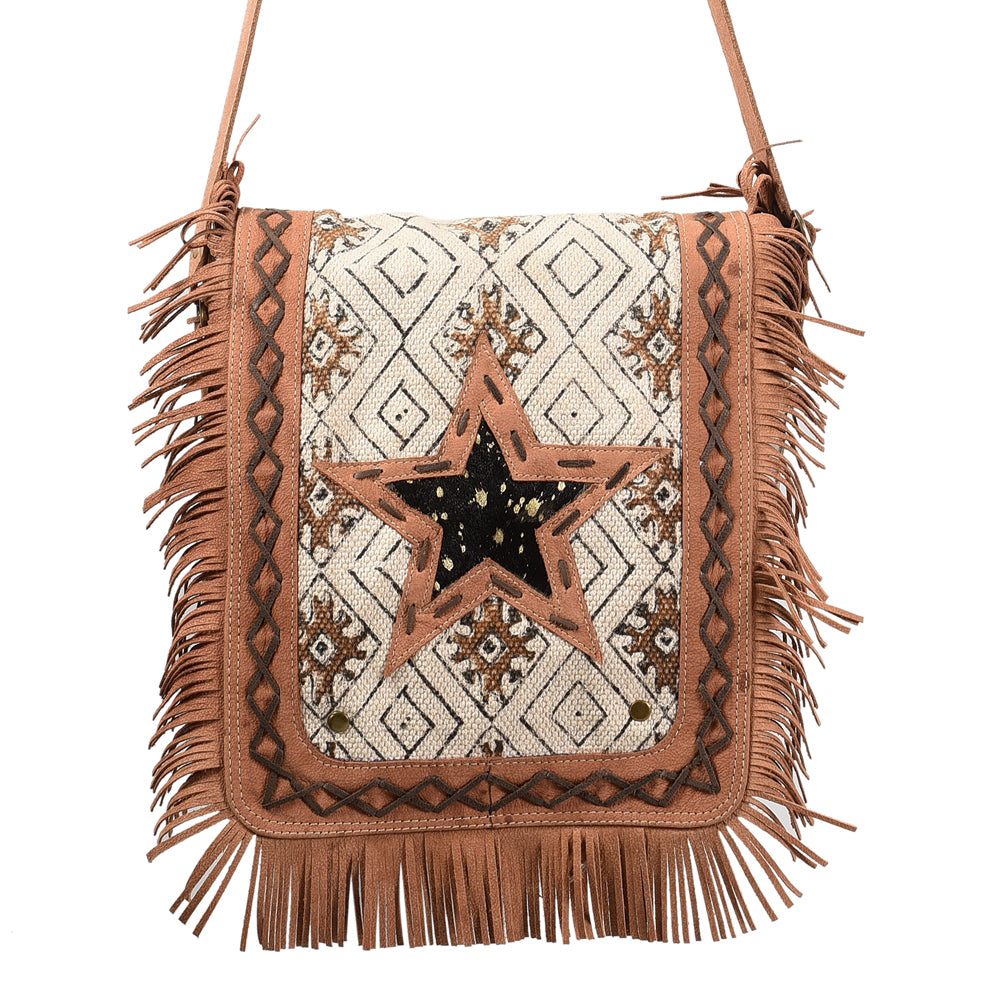 LC-KB405 Messenger Upcycled Canvas Ladies Bag