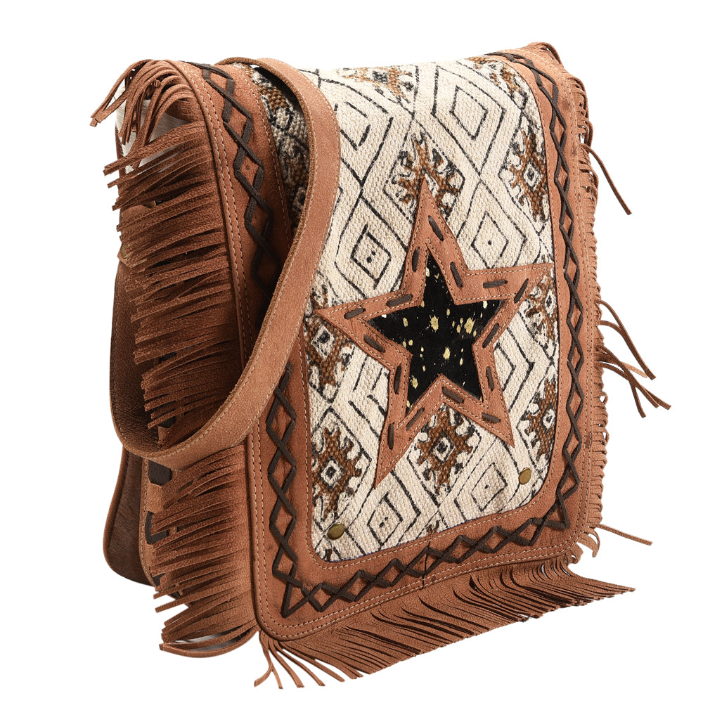 LC-KB405 Messenger Upcycled Canvas Ladies Bag