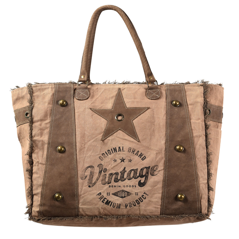 LC-KB408 Weekender Upcycled Canvas Ladies Bag