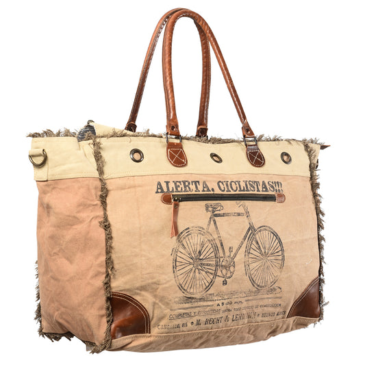LC-KB409 Weekender Upcycled Canvas Ladies Bag