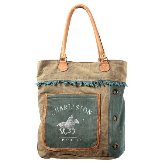 LC-KB410 Weekender Upcycled Canvas Ladies Bag