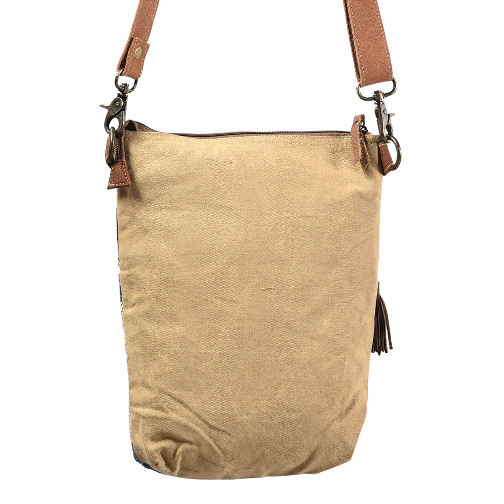 LC-KB415 Large Crossbody Upcycled Canvas Ladies Bag
