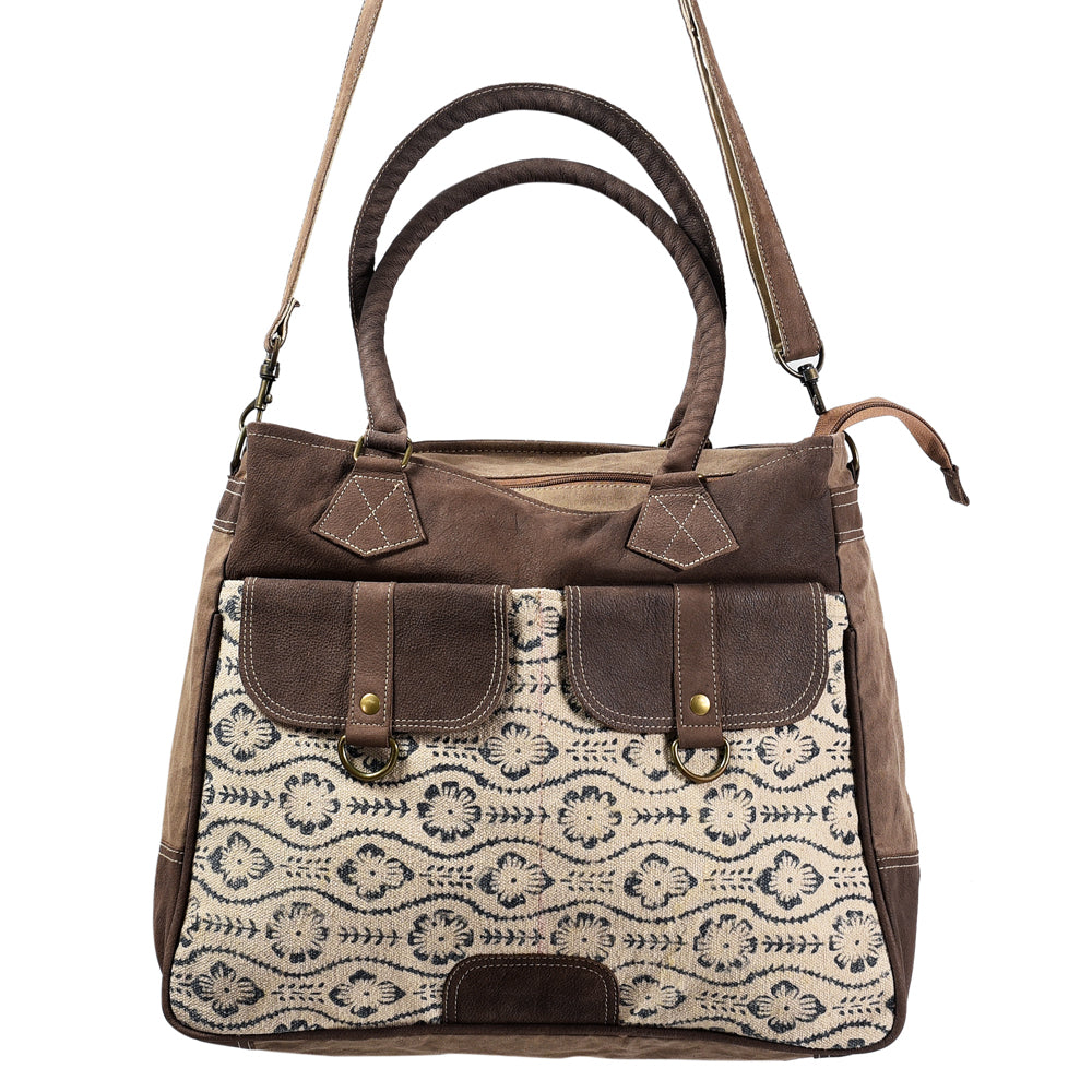 LC-KB417 Weekender Upcycled Canvas Ladies Bag