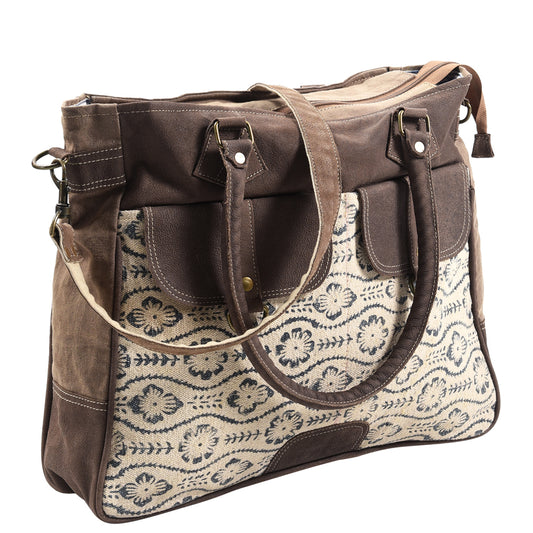 LC-KB417 Weekender Upcycled Canvas Ladies Bag