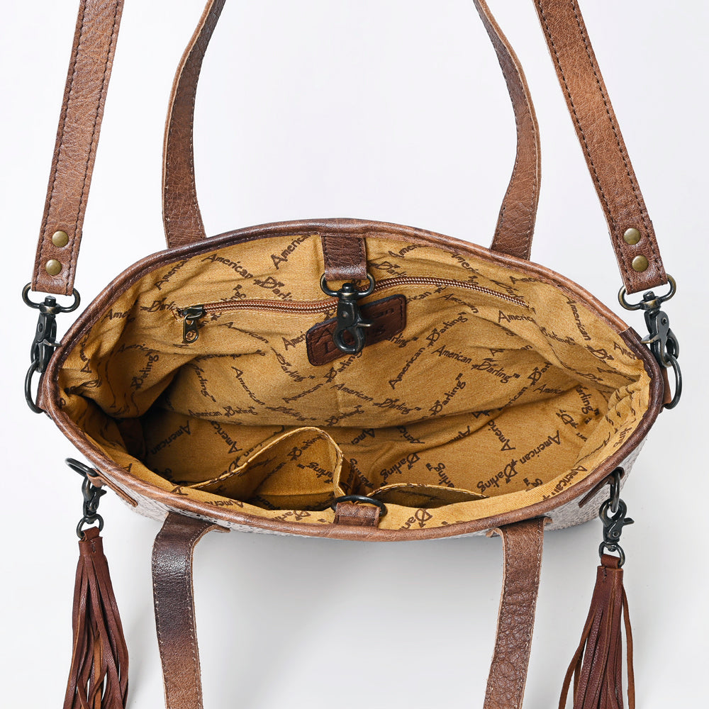LC-ADBG974 Tote Genuine Western Leather Women Bag