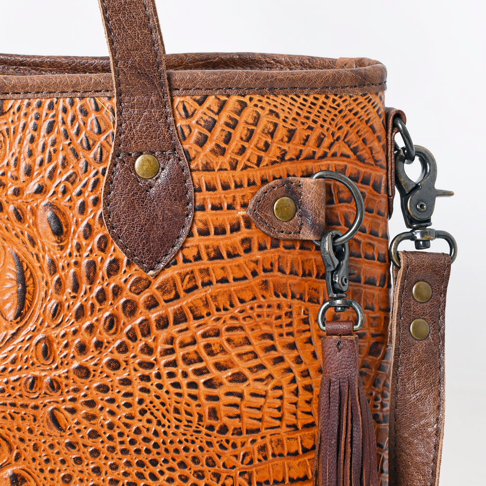 LC-ADBG974 Tote Genuine Western Leather Women Bag