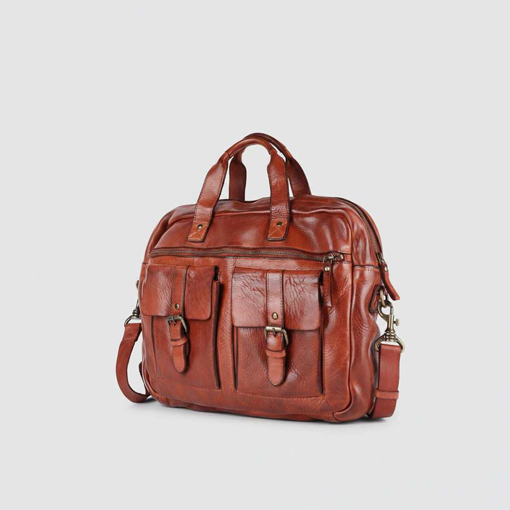SWC405 Fioralto - Full Grain Leather Briefcase