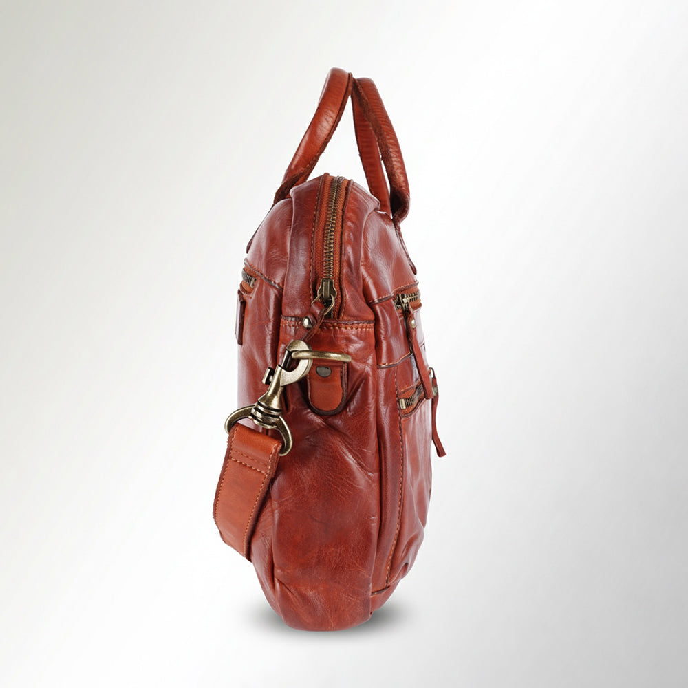 SWC408 Calvino - Leather Briefcase Bag